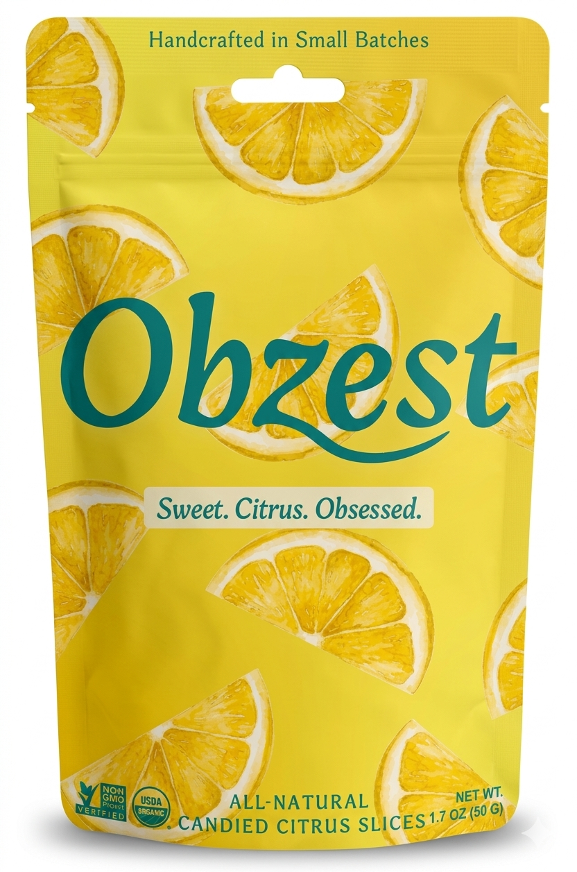 Candied Lemon packaging