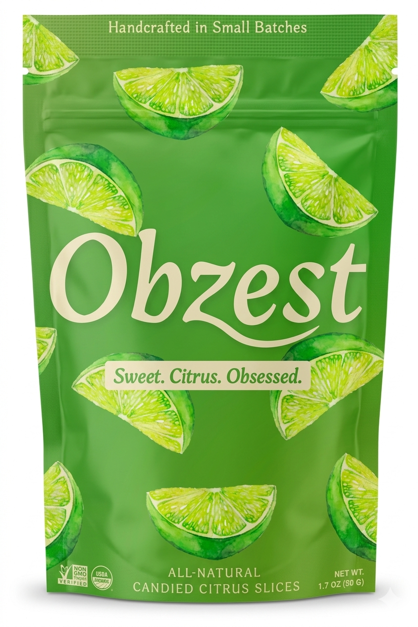Candied Lime packaging