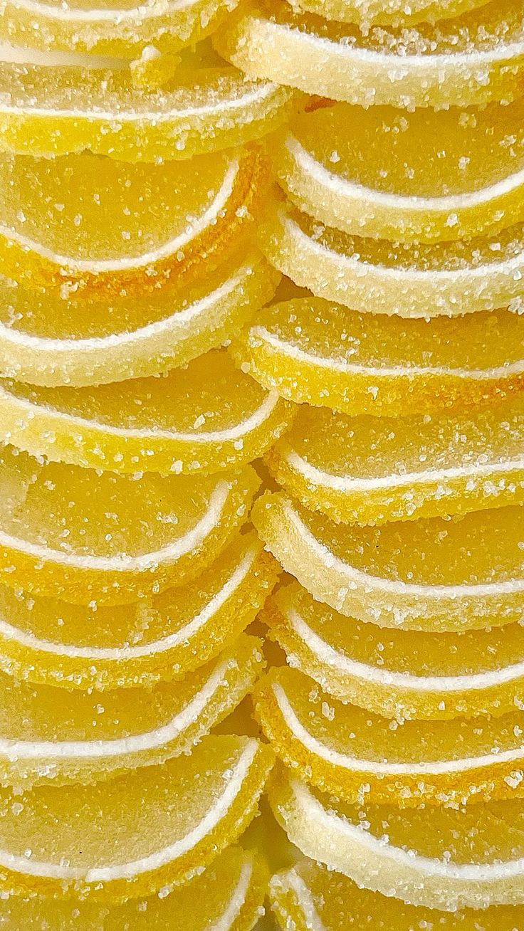 Sliced lemon detail