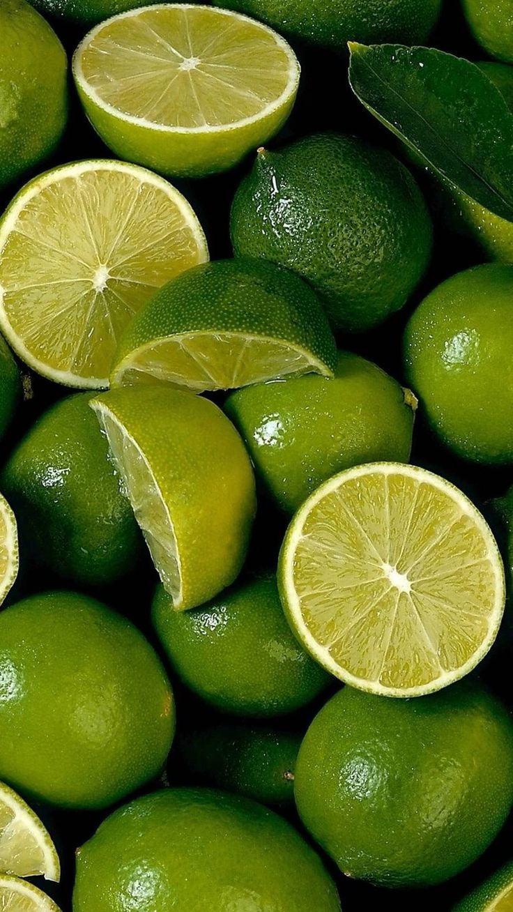 Fresh cut limes